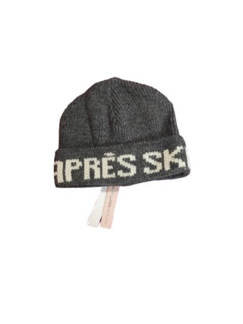 Aqua Après Ski Gray Beanie Hat Women’s NWT